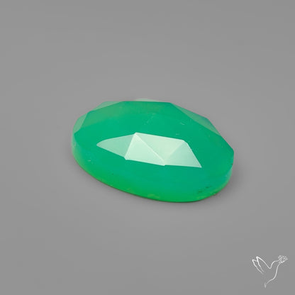 Rose Cut Gemmy Chrysoprase