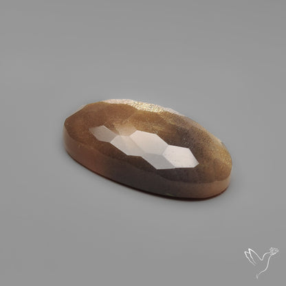 Honeycomb Cut Black Sunstone