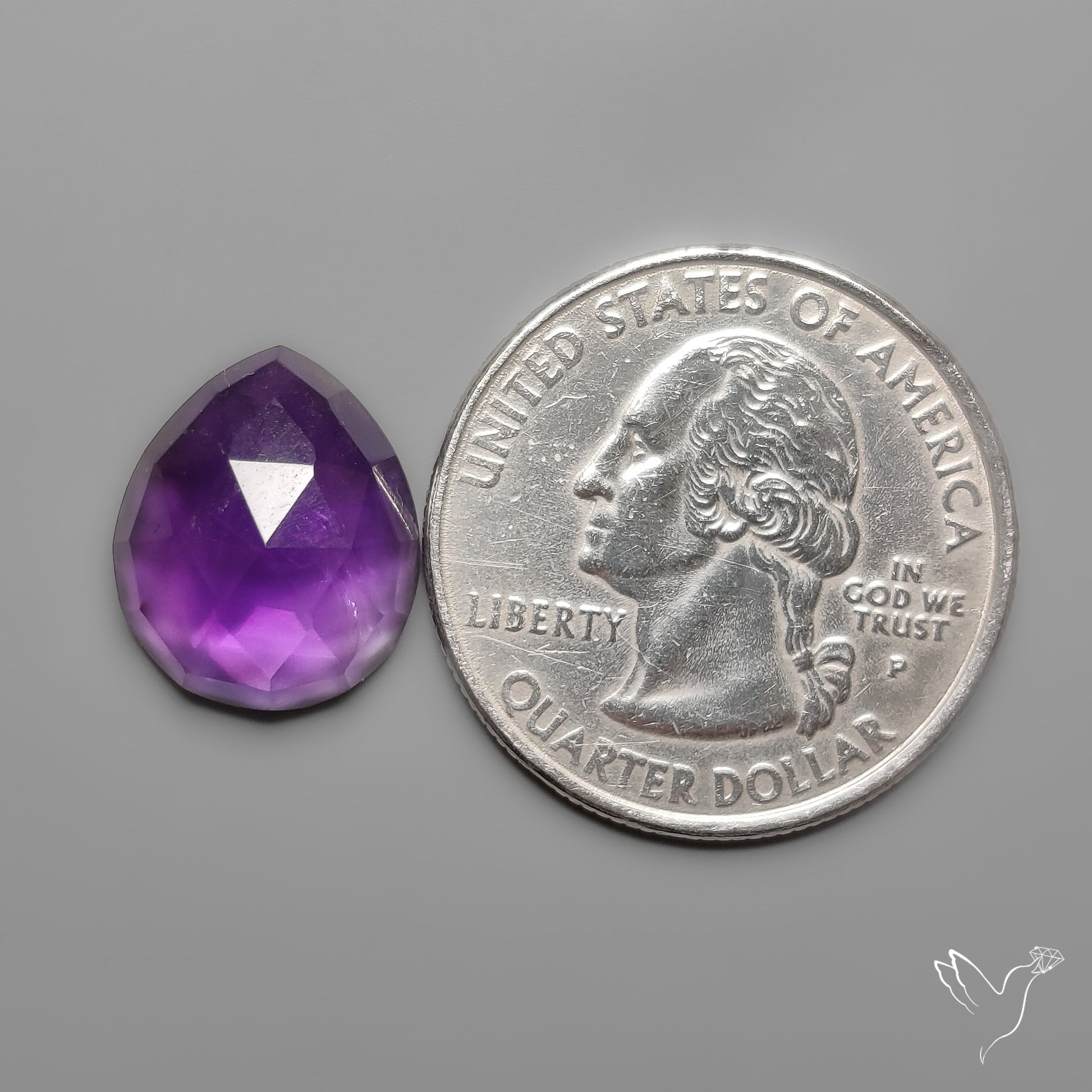 Rose Cut Amethyst