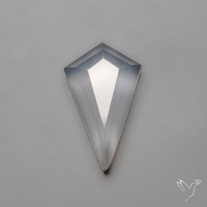 Step Cut Namibian Chalcedony Coffin