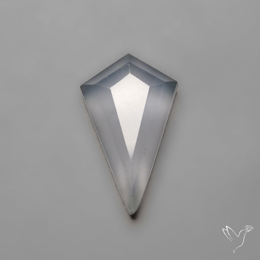 Step Cut Namibian Chalcedony Coffin