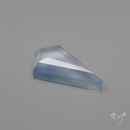 Step Cut Namibian Chalcedony Coffin