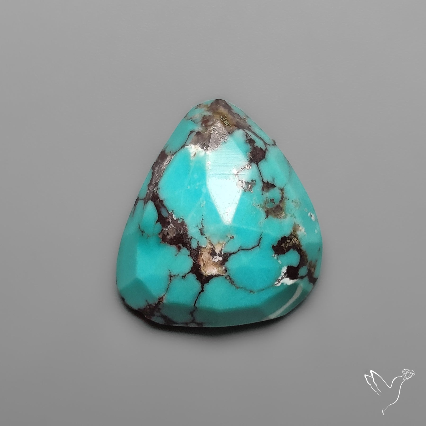 Rose Cut Hubei Turquoise