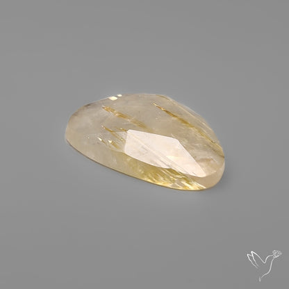 Rose Cut Golden Rutilated Quartz