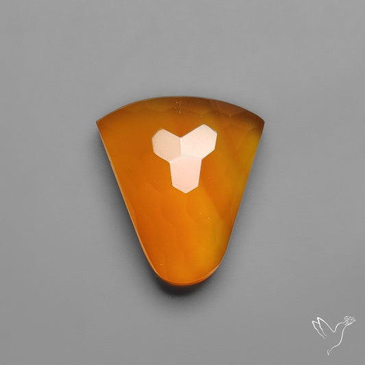 Honeycomb Cut Carnelian Agate