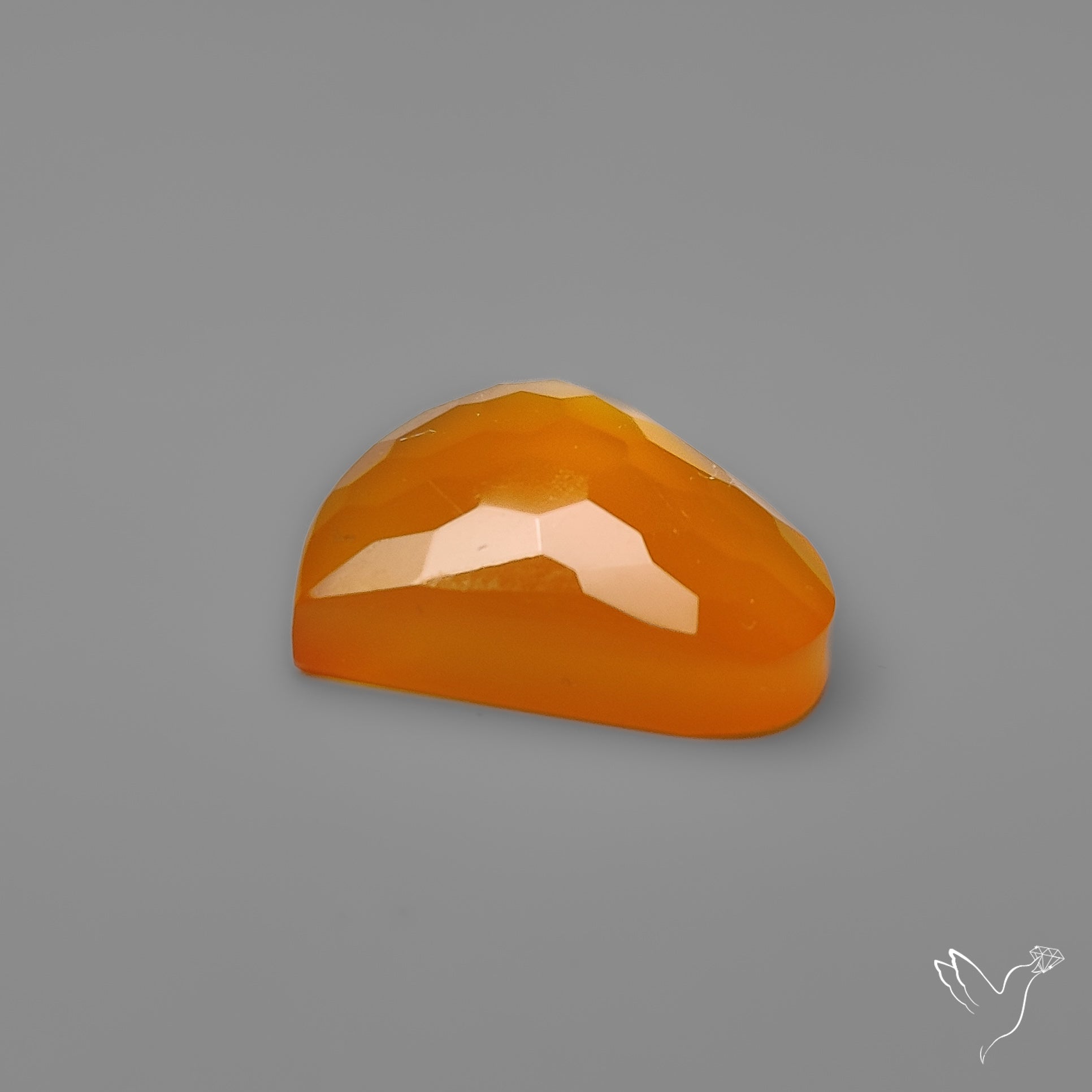 Honeycomb Cut Carnelian Agate