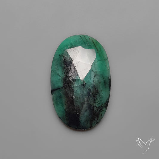 Rose Cut Emerald