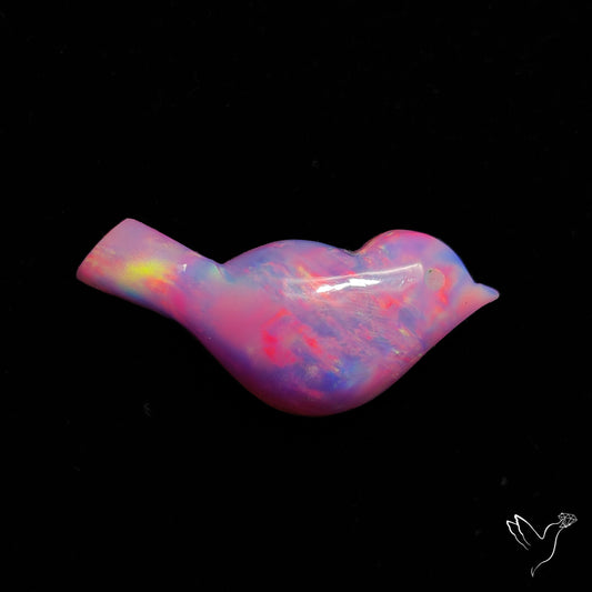 Aurora Opal Bird Carving