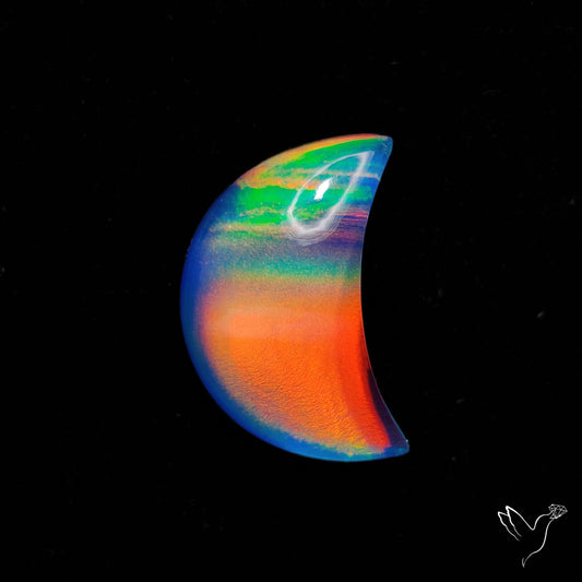 Aurora Opal Crescent Doublet