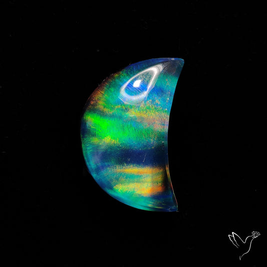 Aurora Opal Crescent Doublet