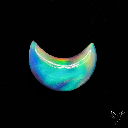 Aurora Opal Crescent Doublet