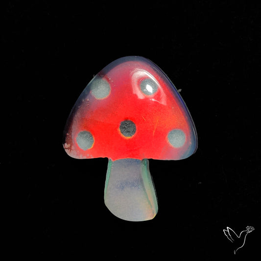 Aurora Opal Mushroom Doublet