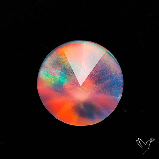 Radin Cut Aurora Opal Doublet