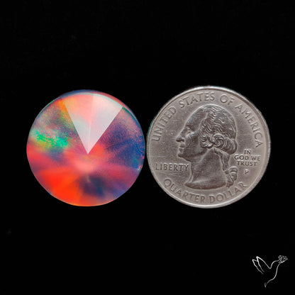 Radin Cut Aurora Opal Doublet
