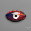 Mother Of Pearl Inlay Aurora Opal Evil Eye Carving