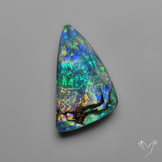 Rose Cut Monarch Opal Doublet
