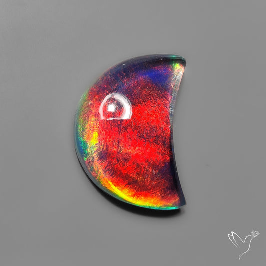 Aurora Opal Crescent Doublet