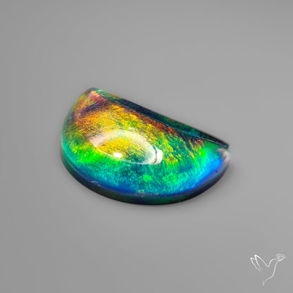 Aurora Opal Crescent Doublet