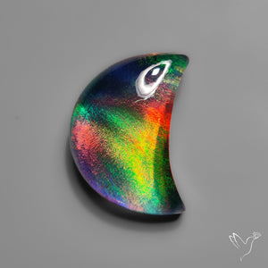 Aurora Opal Crescent Doublet