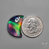 Aurora Opal Crescent Doublet