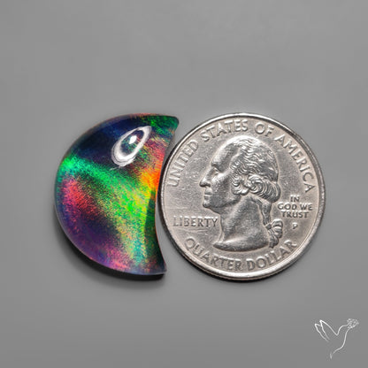 Aurora Opal Crescent Doublet