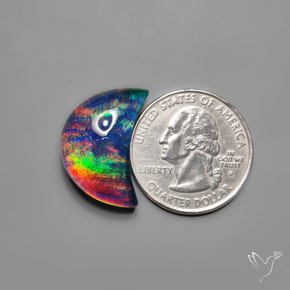 Aurora Opal Crescent Doublet