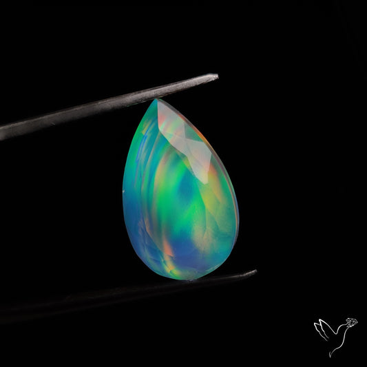 Portrait Cut Aurora Opal Doublet