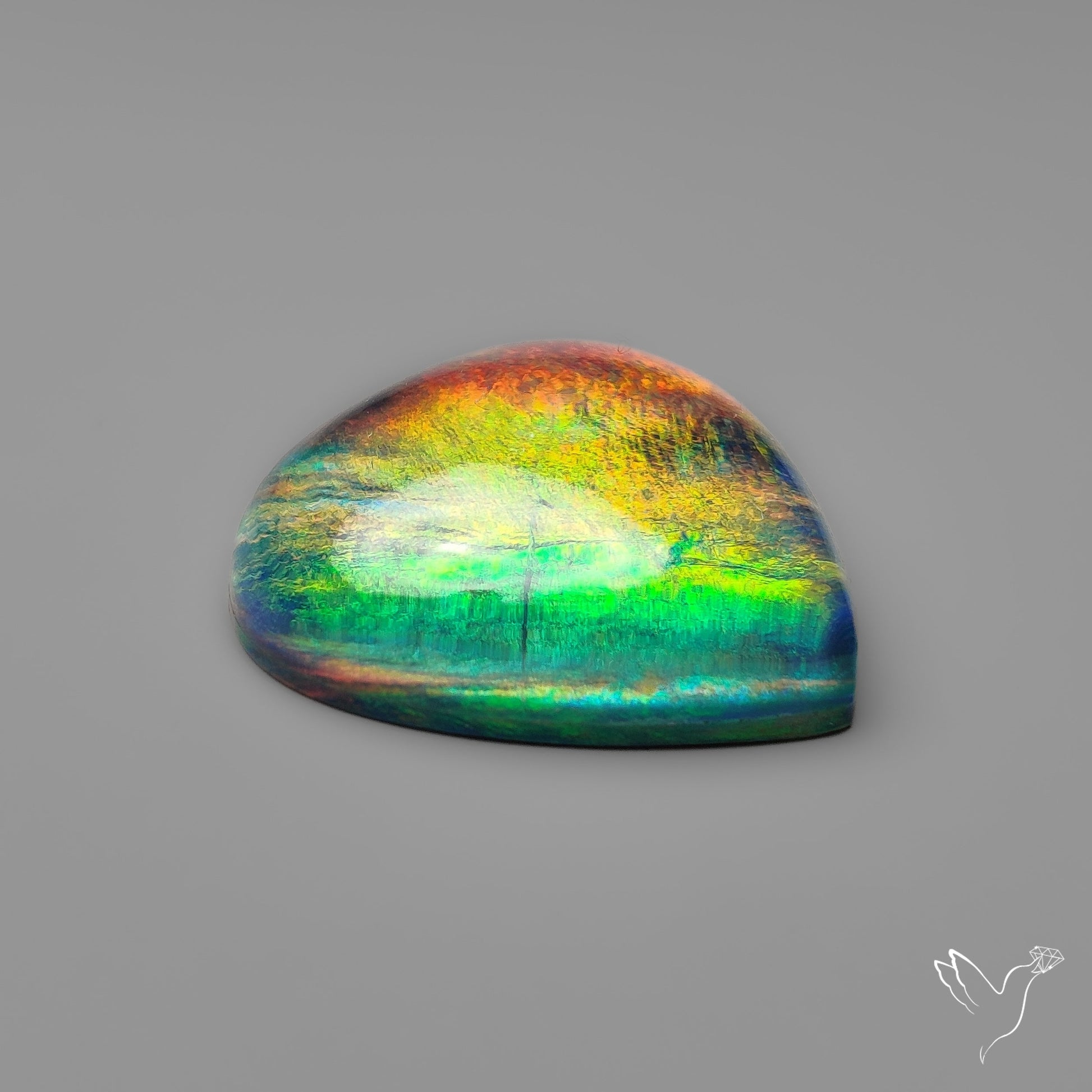 Aurora Opal Heart Doublet