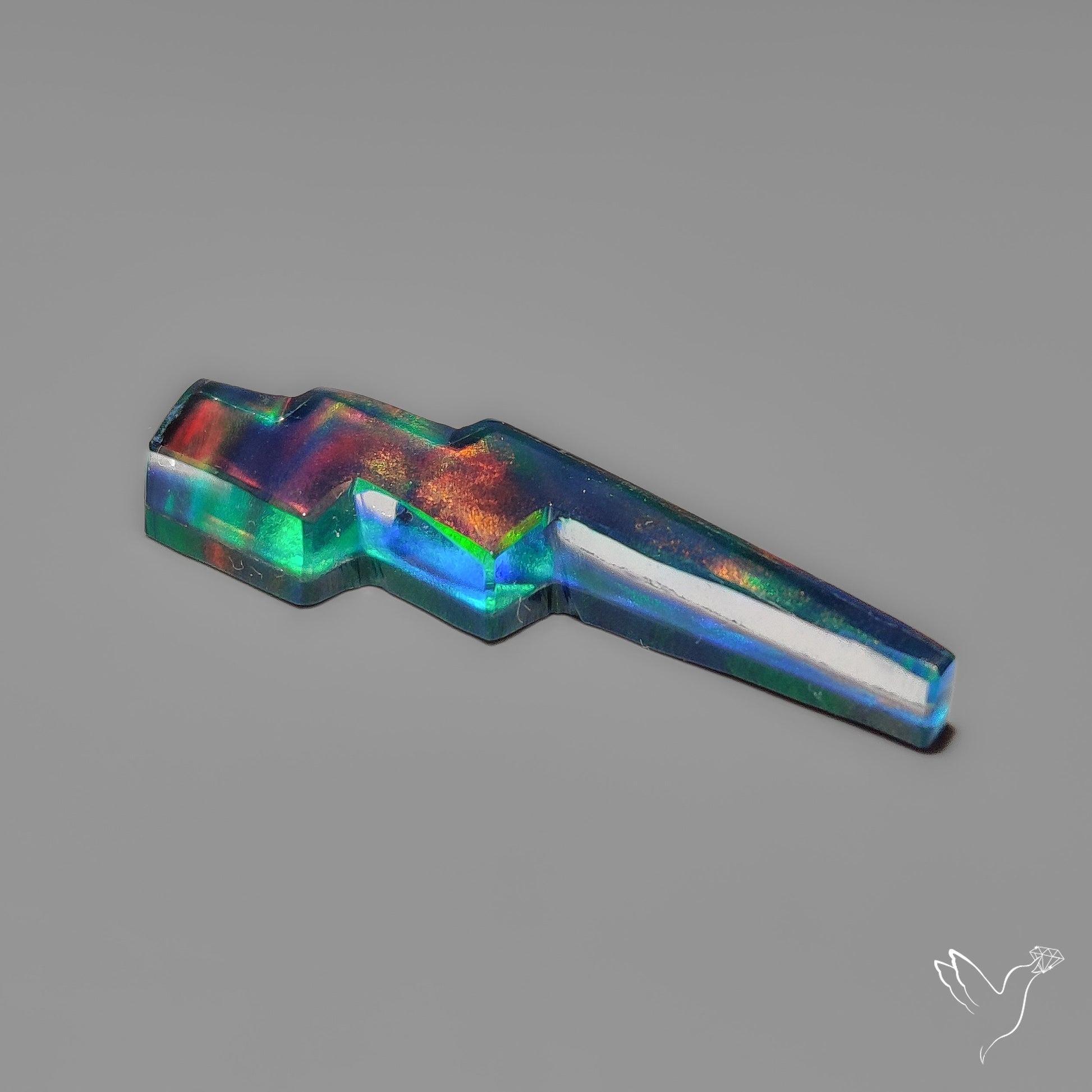 Aurora Opal Lightning Bolt Doublet