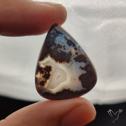 Moroccan Seam Agate Cabochon