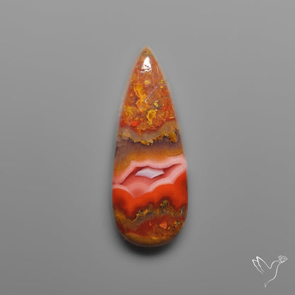 Moroccan Seam Agate Cabochon