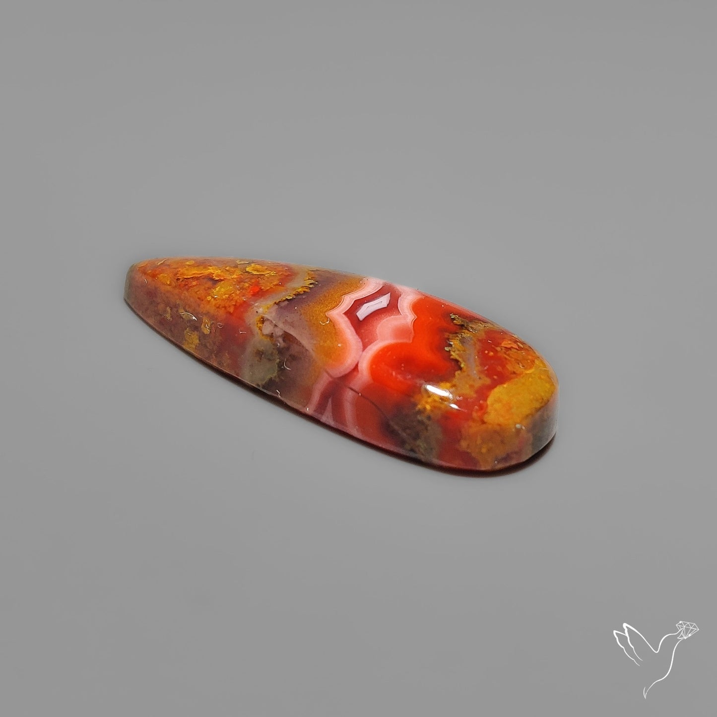 Moroccan Seam Agate Cabochon