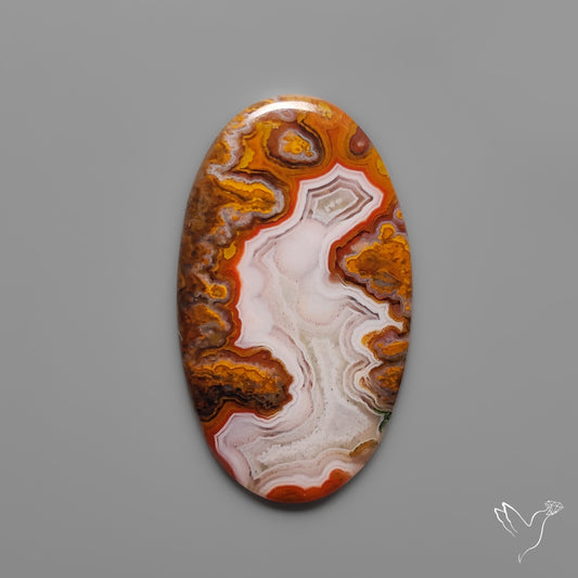 Moroccan Seam Agate Cabochon
