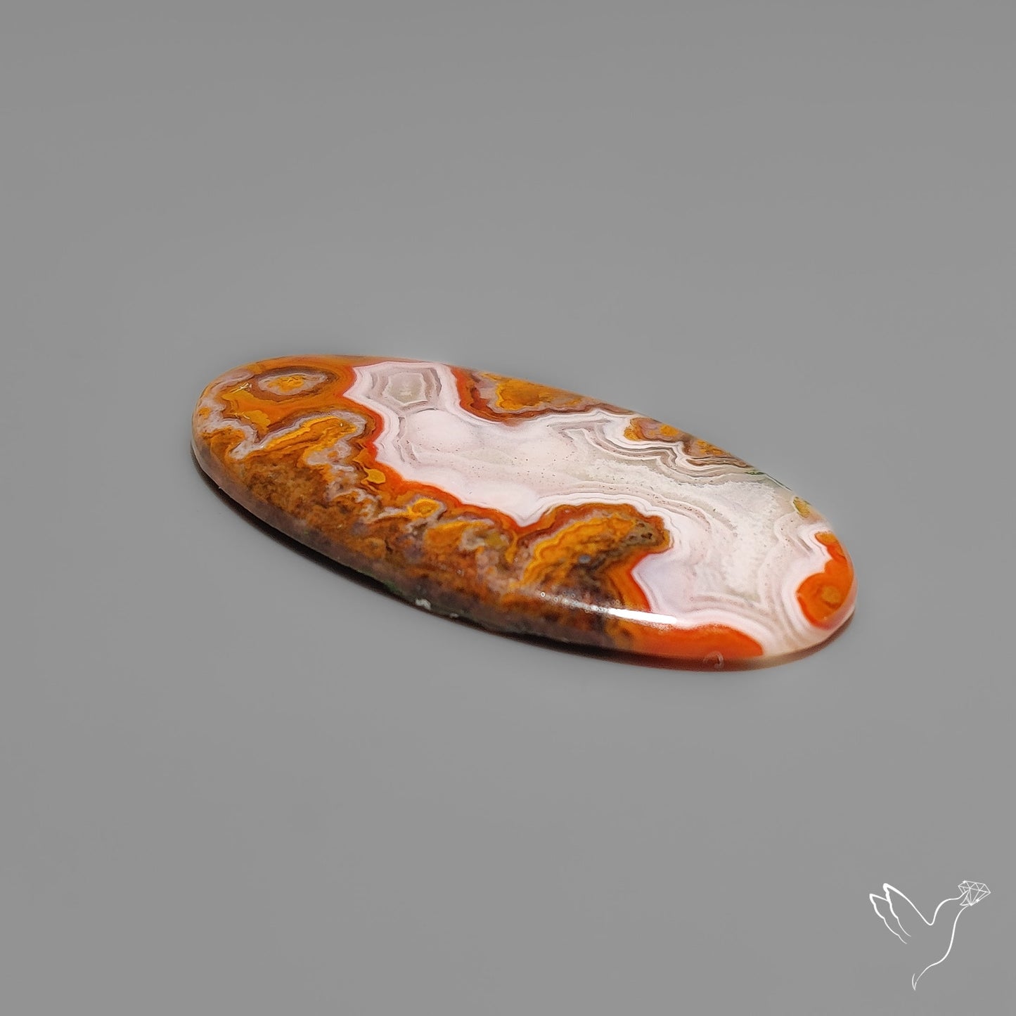 Moroccan Seam Agate Cabochon