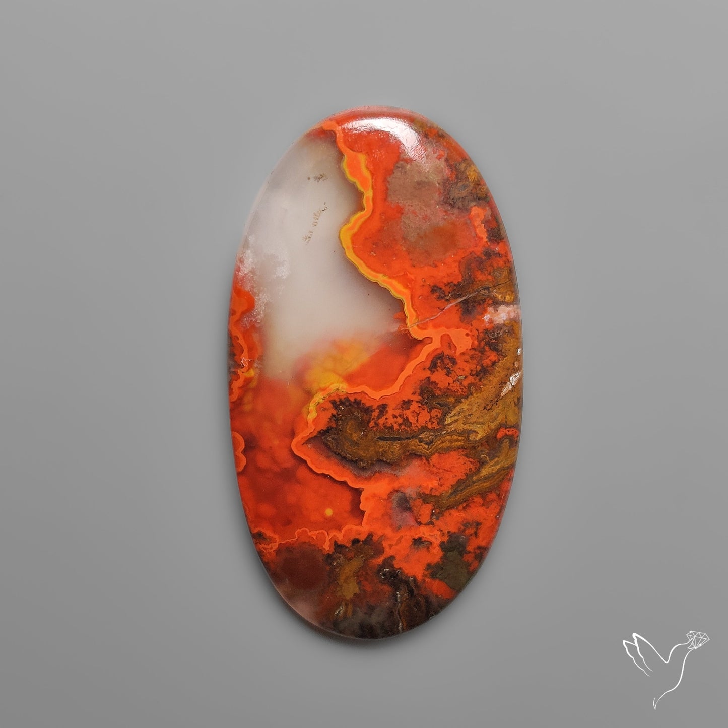 Moroccan Seam Agate Cabochon