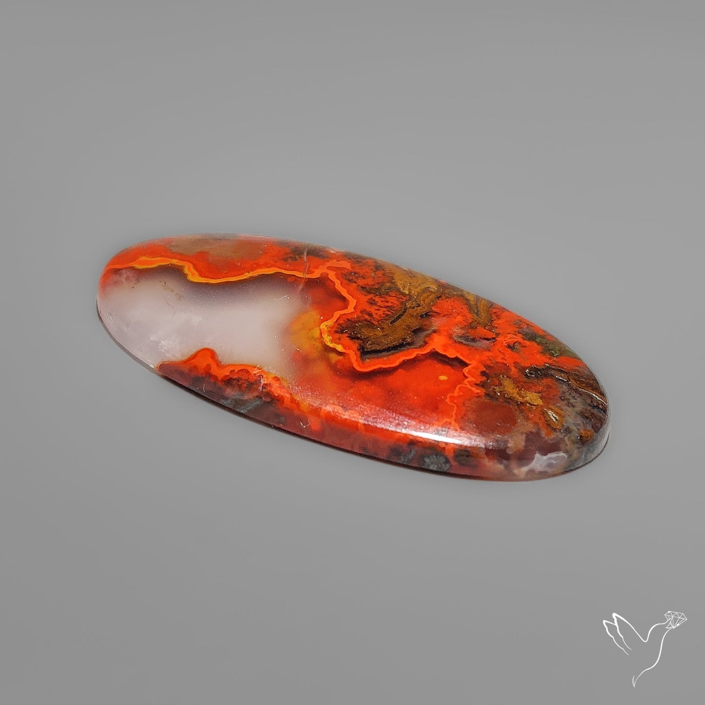 Moroccan Seam Agate Cabochon
