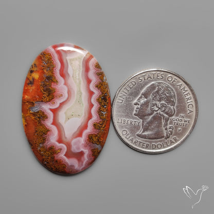 Moroccan Seam Agate Cabochon