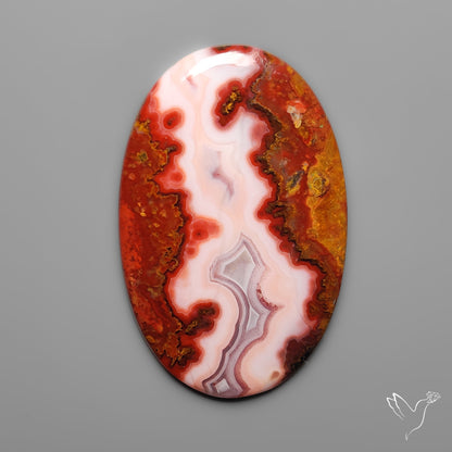 Moroccan Seam Agate Cabochon