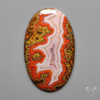 Moroccan Seam Agate Cabochon