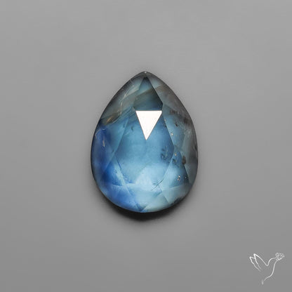 Rose Cut Teal Moss Kyanite