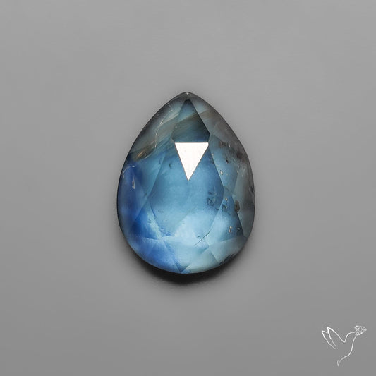 Rose Cut Teal Moss Kyanite