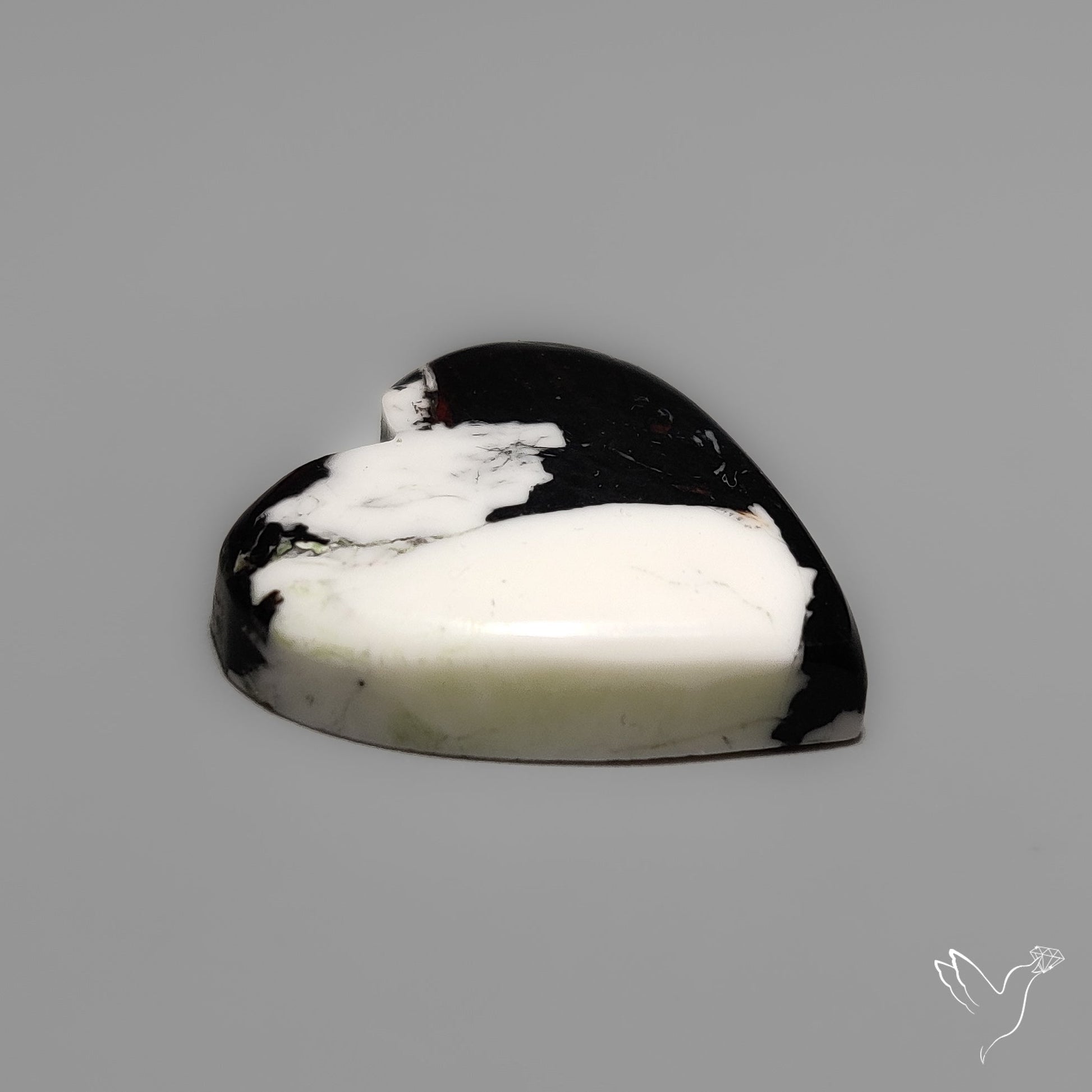 White Buffalo Heart Carving