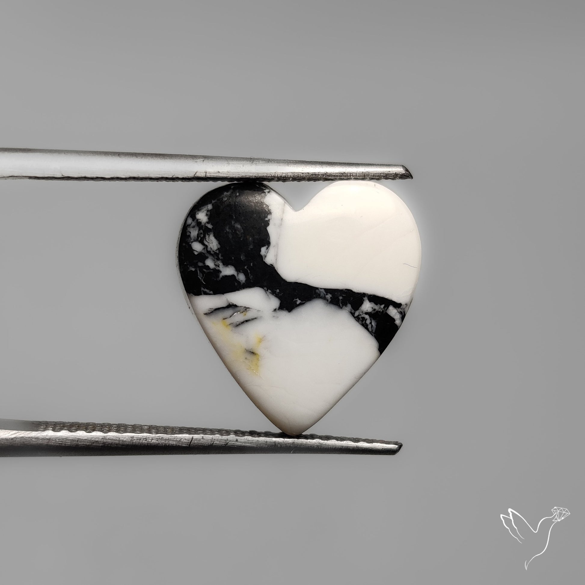 White Buffalo Heart Carving