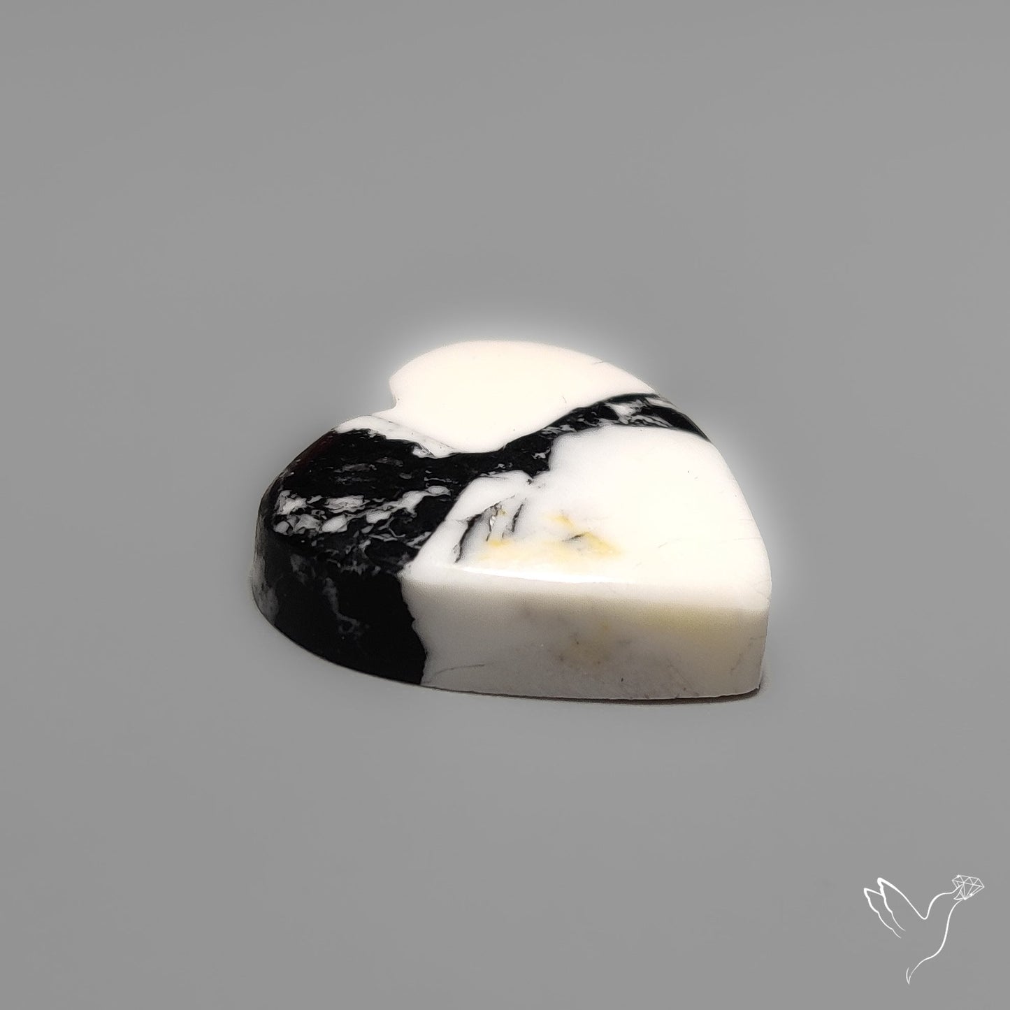 White Buffalo Heart Carving