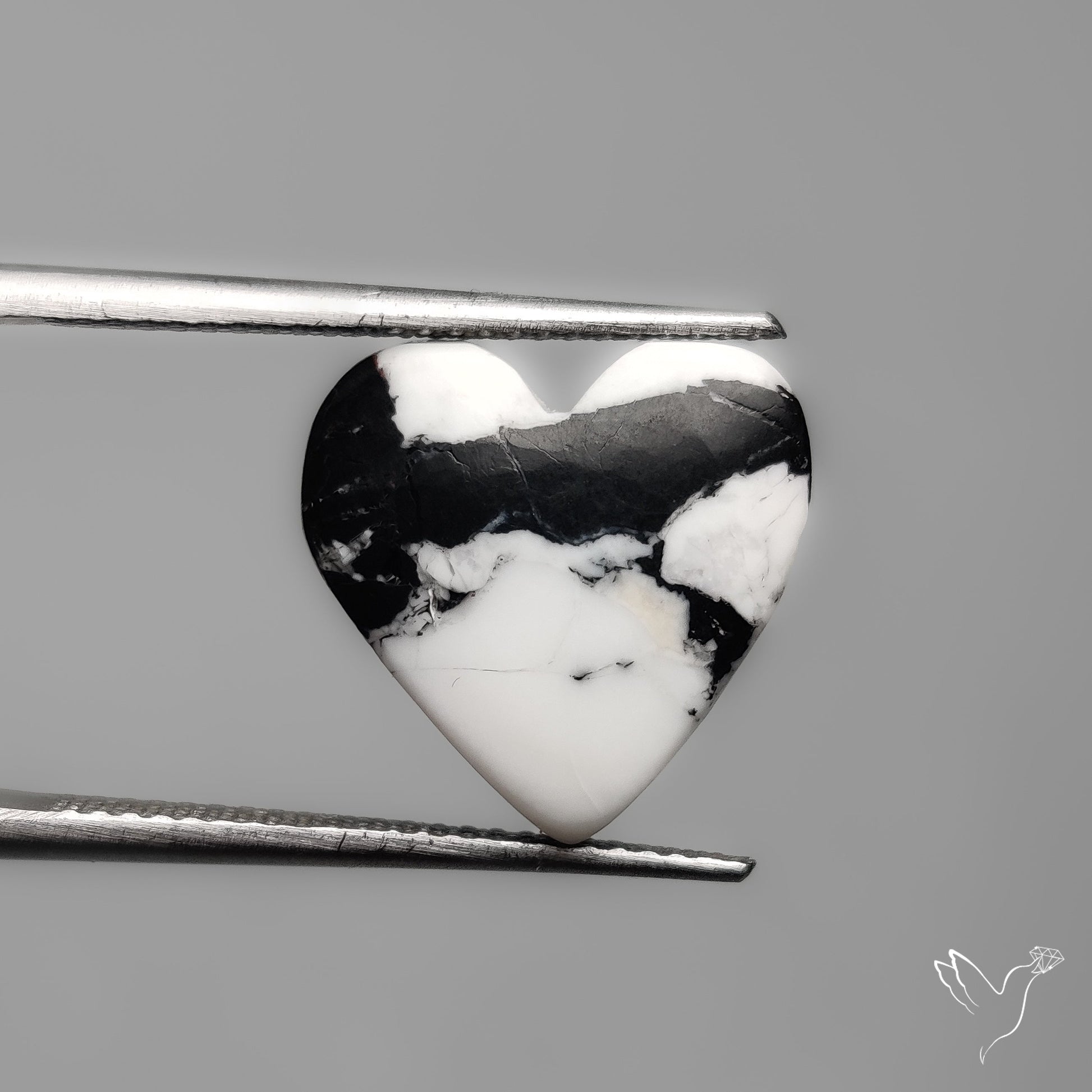 White Buffalo Heart Carving