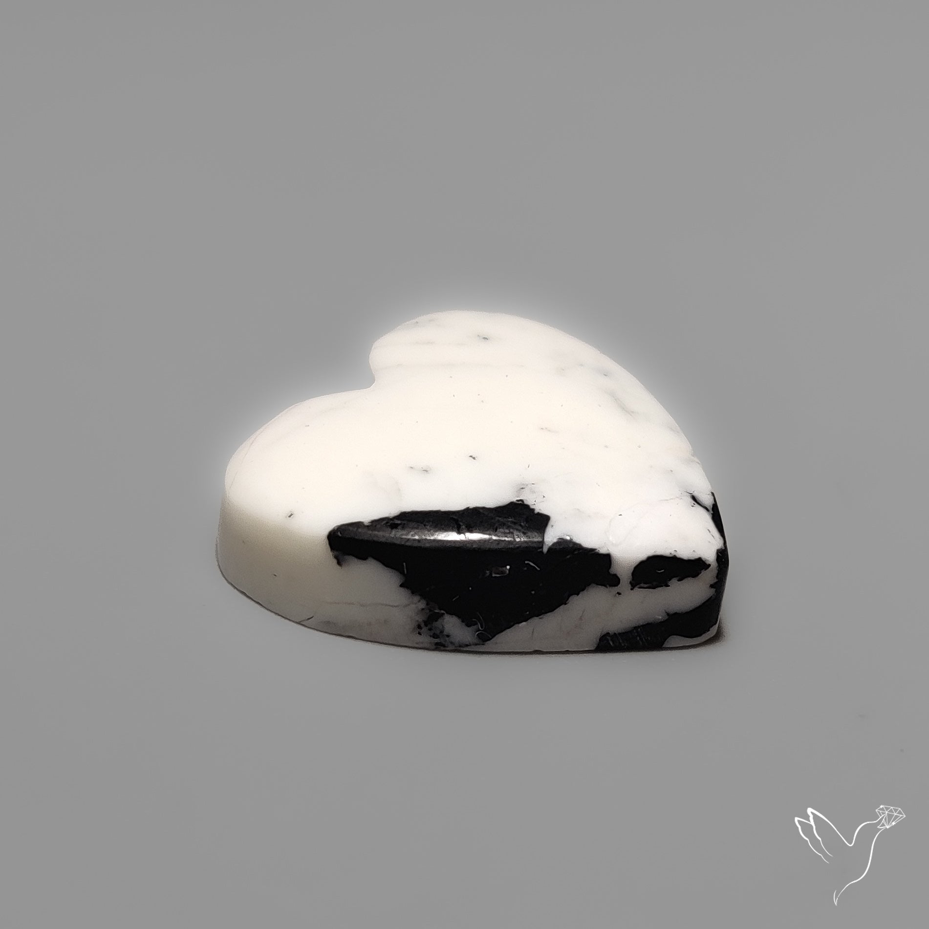 White Buffalo Heart Carving