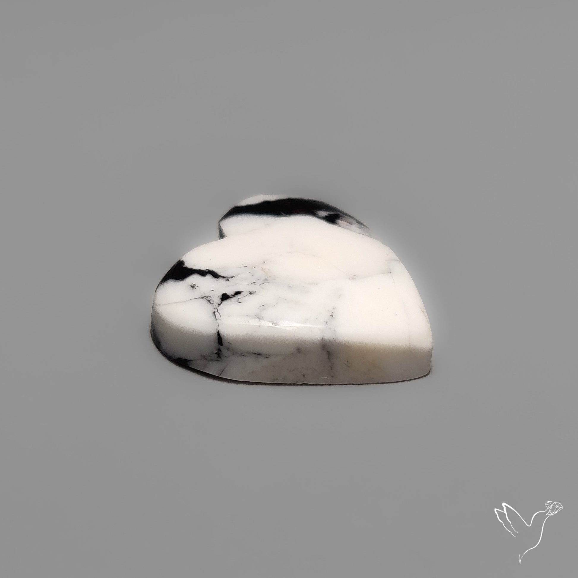 White Buffalo Heart Carving