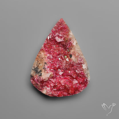 Cobalto Calcite Druzy Deep Pink