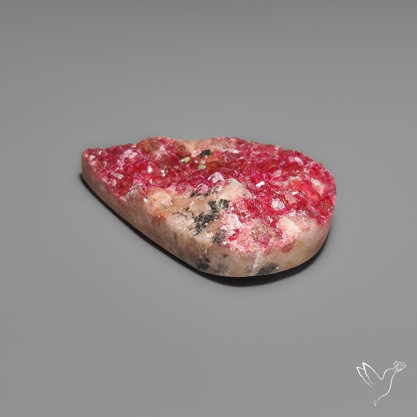 Cobalto Calcite Druzy Deep Pink