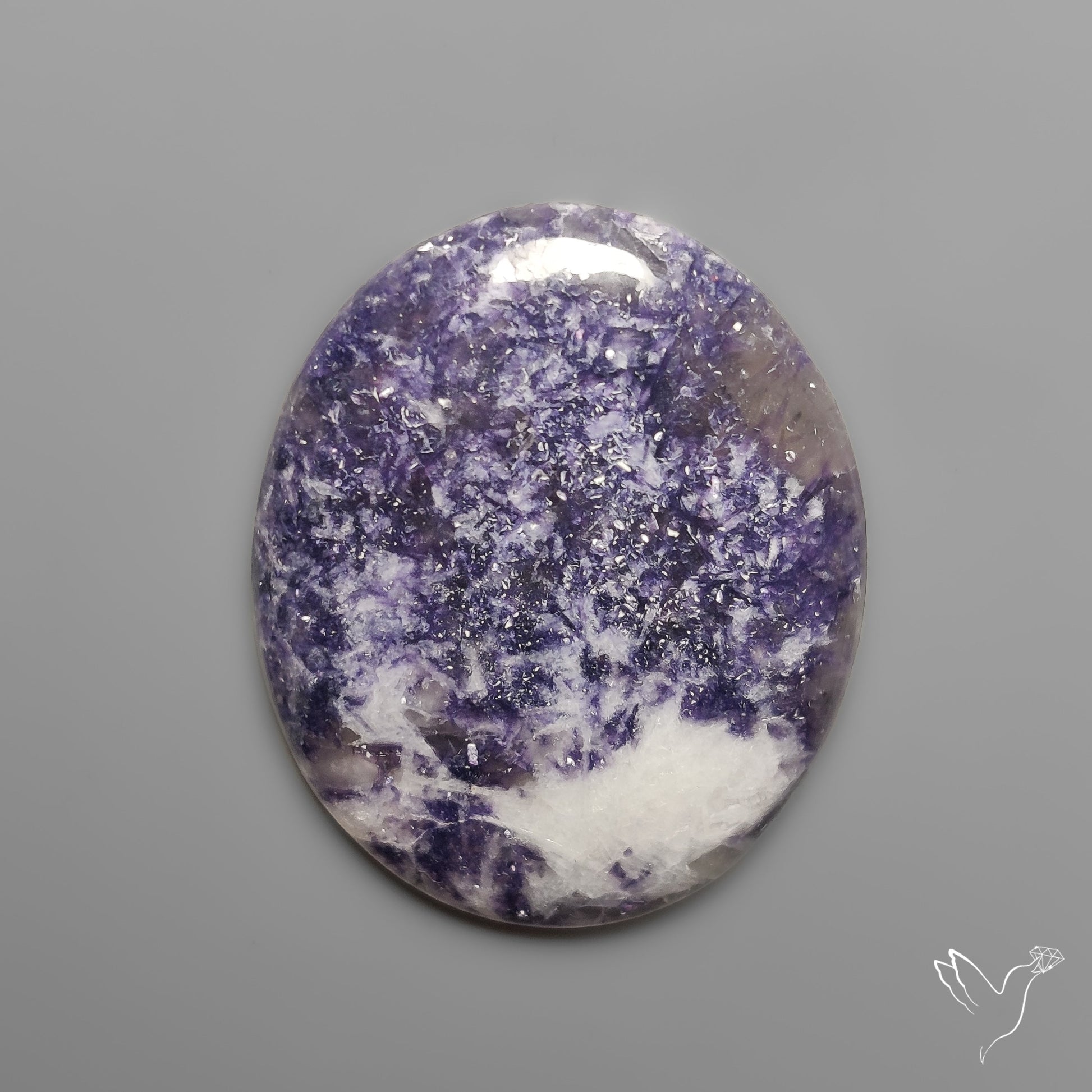 Purple Lepidolite Cabochon